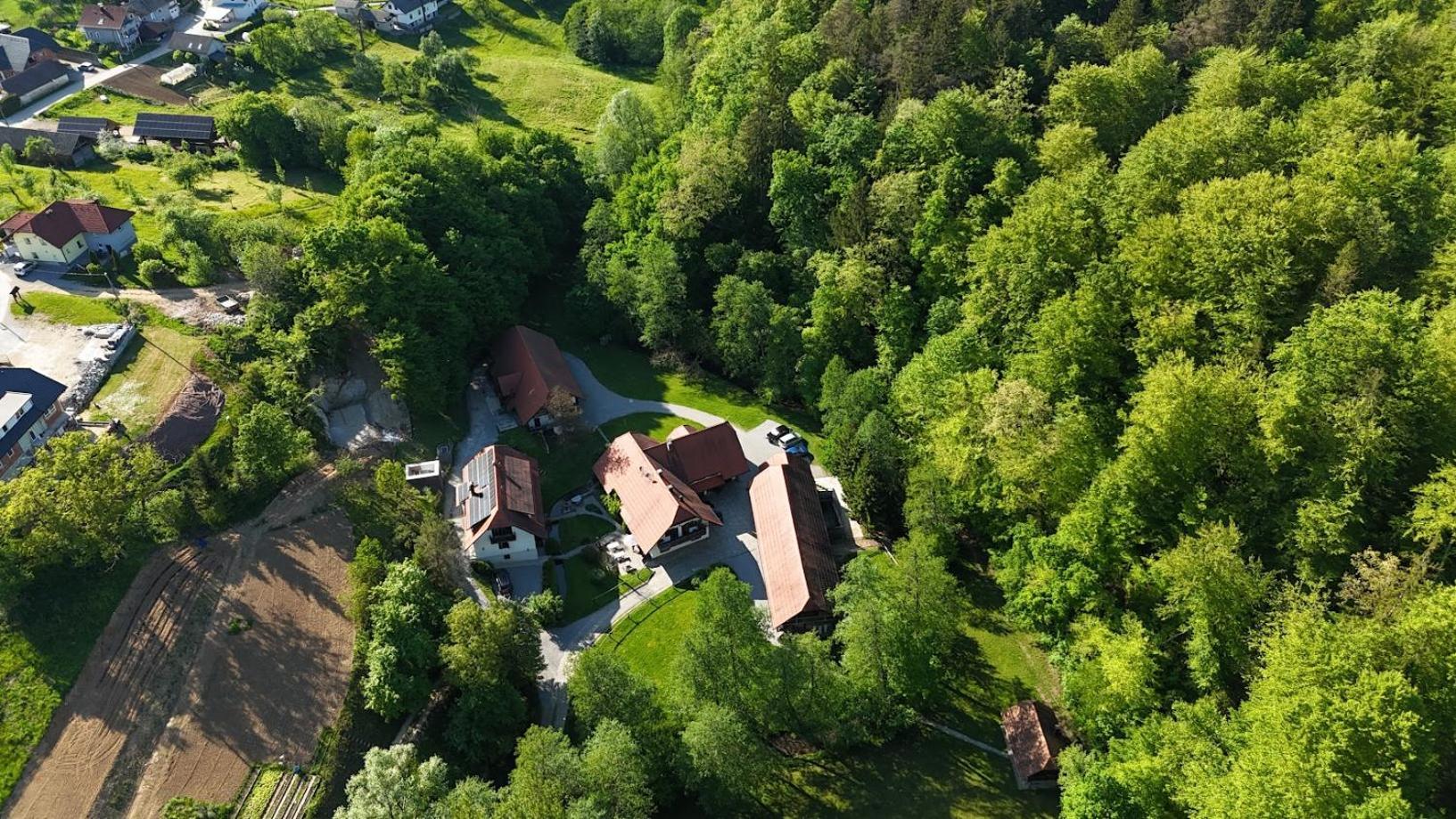 Domacija Seruga Countryside Hotel Novo Mesto Luaran gambar